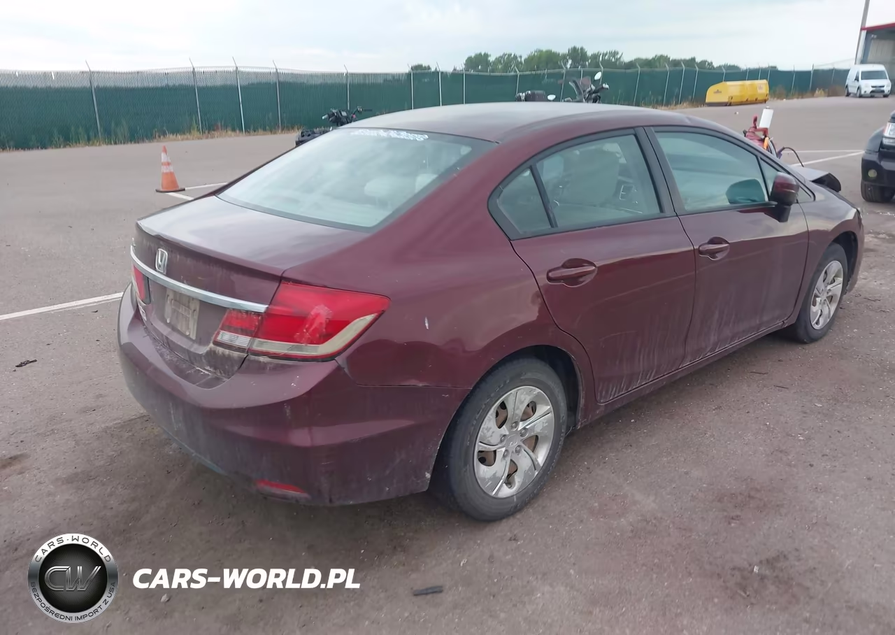 2014 Honda Civic Lx VIN:2HGFB2F58EH510829 - 4