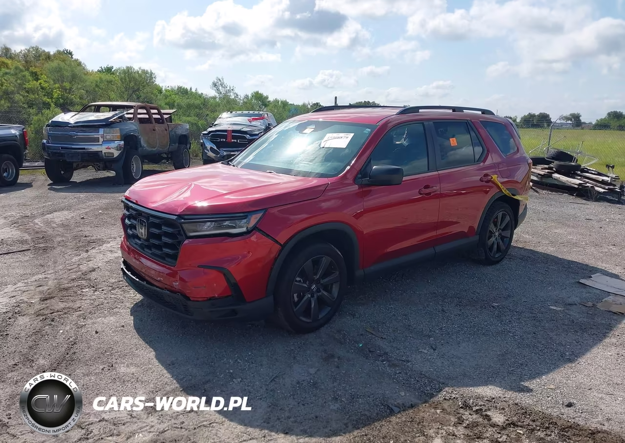 2025 Honda Pilot Sport VIN:5FNYG1H33SB085374 - 2