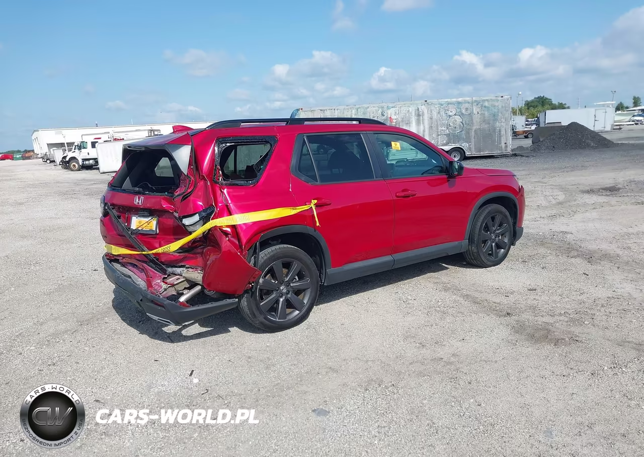 2025 Honda Pilot Sport VIN:5FNYG1H33SB085374 - 4