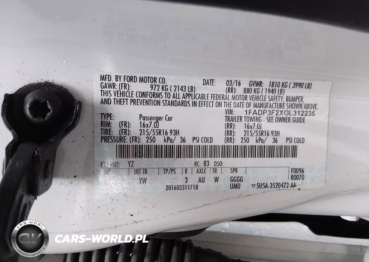 2016 Ford Focus Se VIN:1FADP3F2XGL312235 - 9