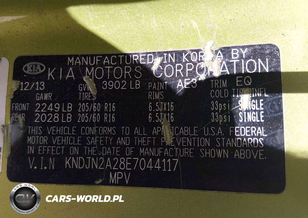 2014 Kia Soul VIN:KNDJN2A28E7044117 - 9