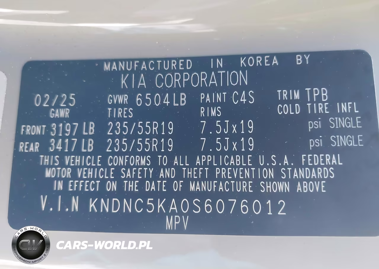2025 Kia Carnival Mpv Hybrid Ex VIN:KNDNC5KA0S6076012 - 9