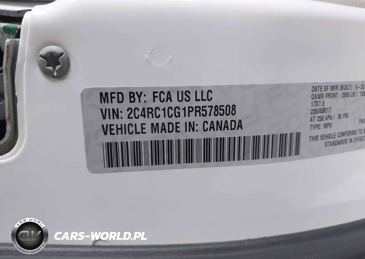 2023 Chrysler Voyager Lx VIN:2C4RC1CG1PR578508 - 9