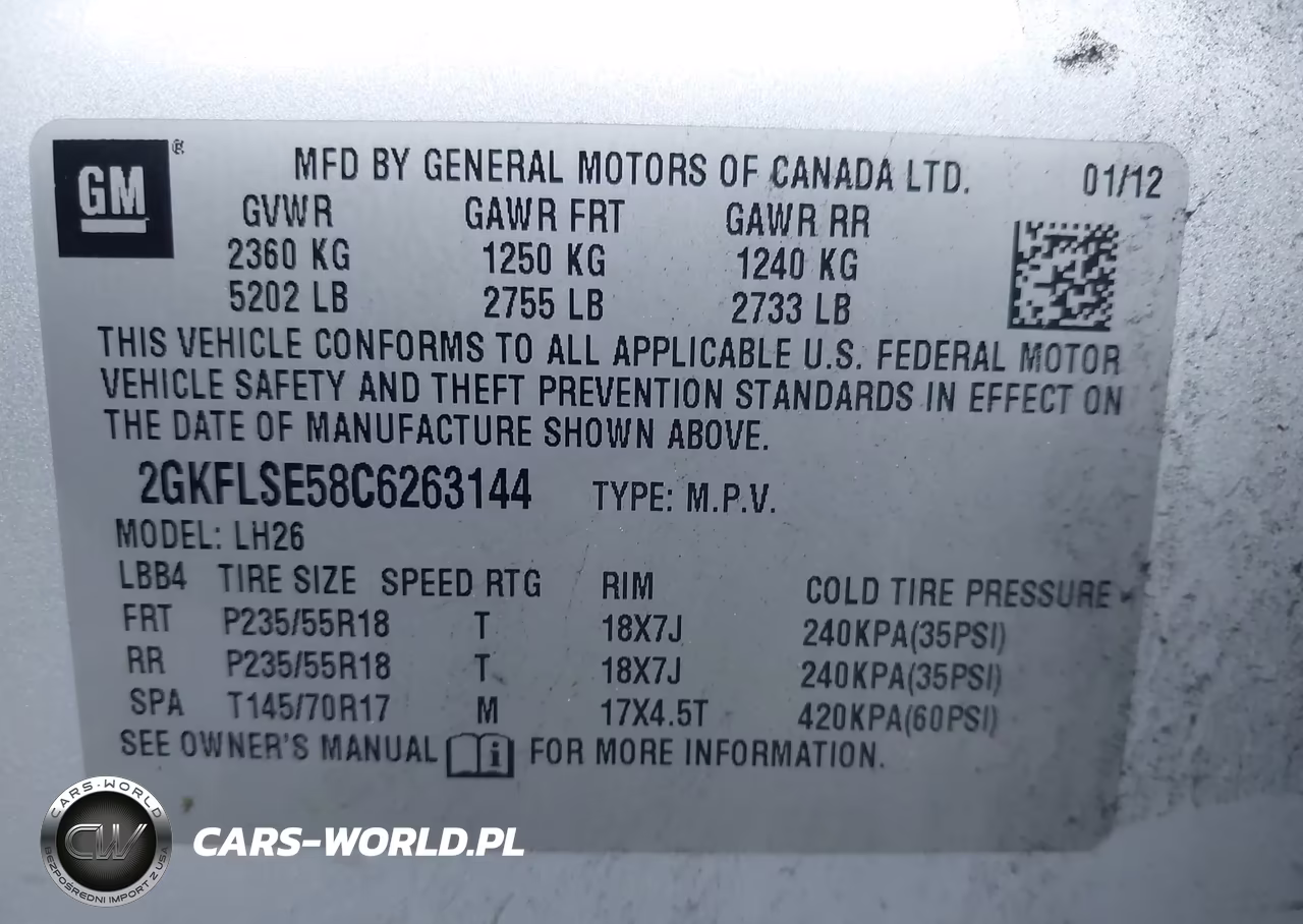 2012 GMC Terrain Sle-2 VIN:2GKFLSE58C6263144 - 9