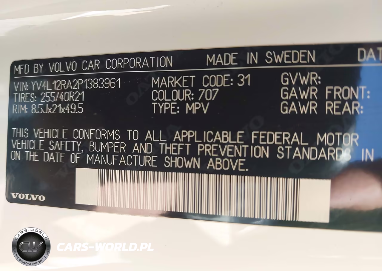 2023 Volvo Xc60 B5 Ultimate Bright Theme VIN:YV4L12RA2P1383961 - 9