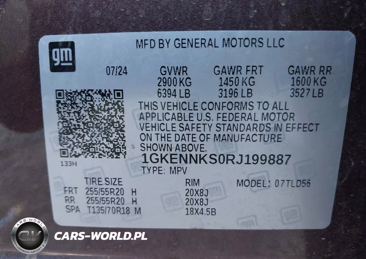 2024 GMC Acadia Awd Elevation VIN:1GKENNKS0RJ199887 - 9