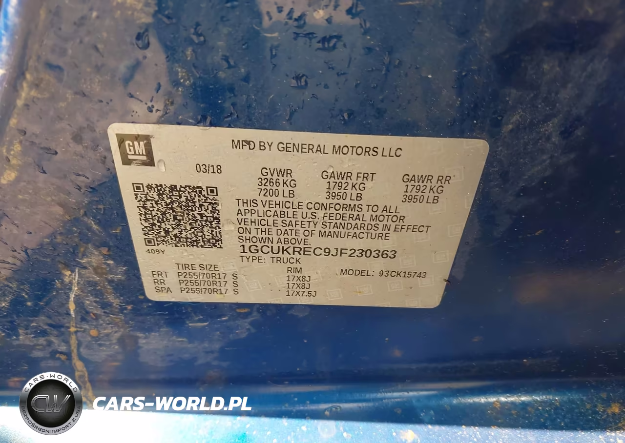 2018 Chevrolet Silverado 1500 1Lt VIN:1GCUKREC9JF230363 - 9