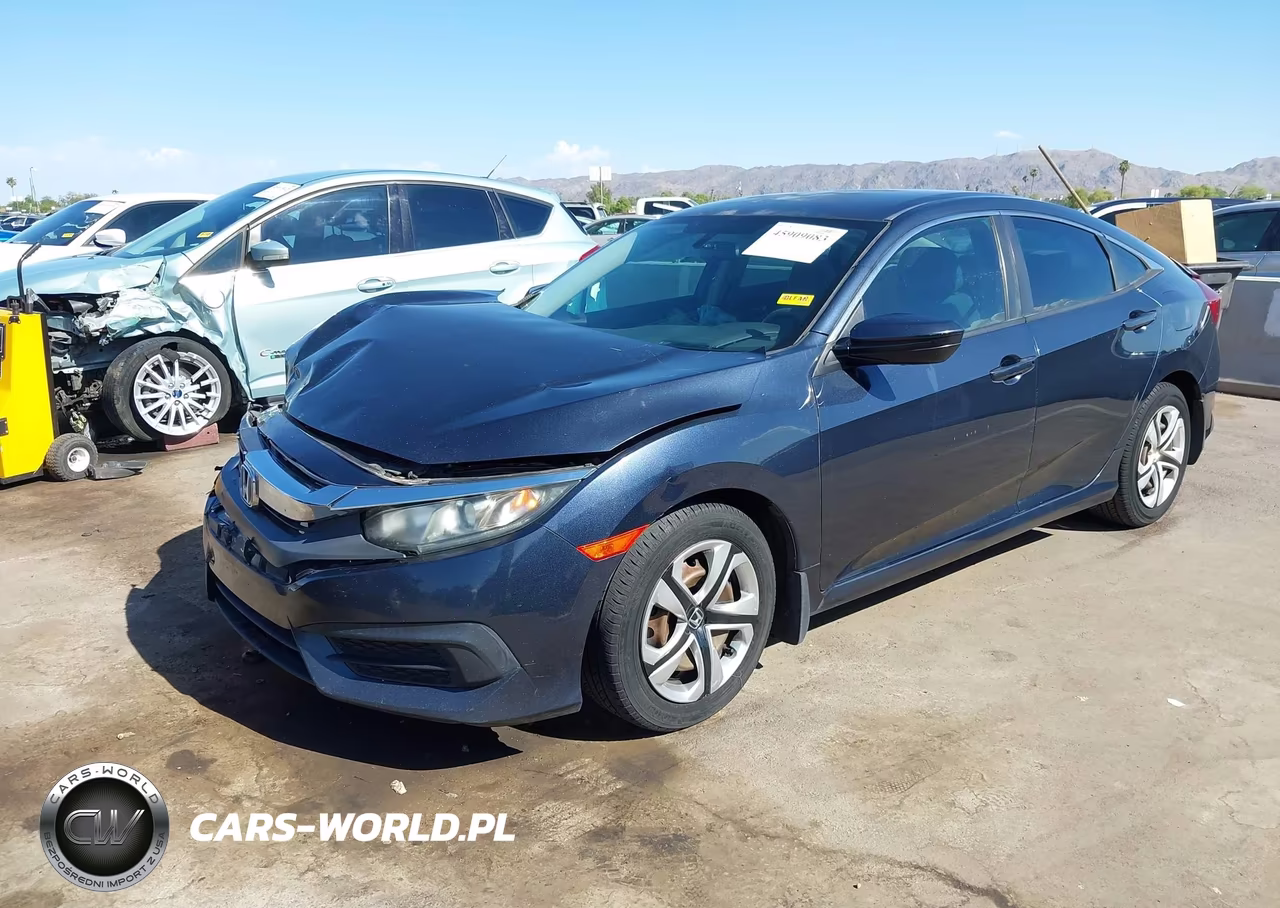 2018 Honda Civic Lx VIN:19XFC2F55JE019278 - 2