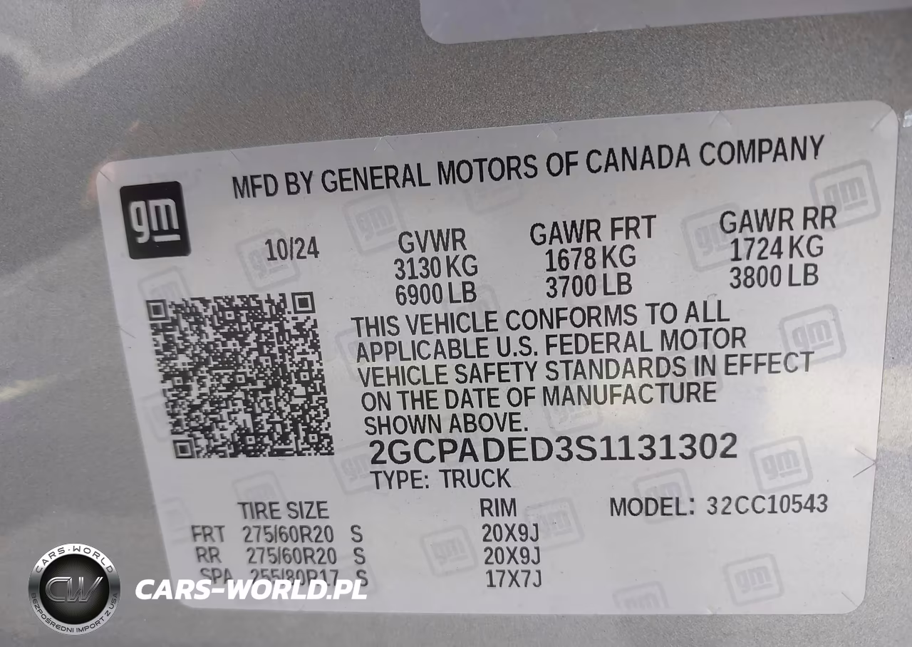 2025 Chevrolet Silverado 1500 2Wd Short Bed Rst VIN:2GCPADED3S1131302 - 9