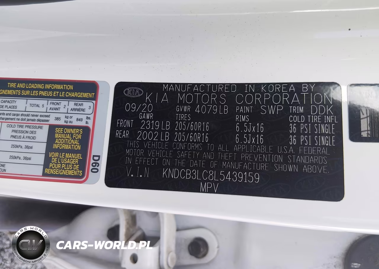 2020 Kia Niro Lx VIN:KNDCB3LC8L5439159 - 9