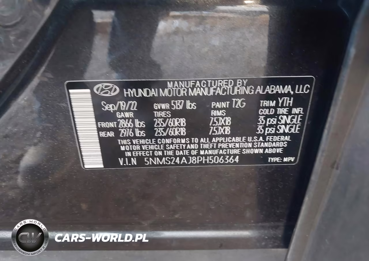 2023 Hyundai Santa Fe Sel VIN:5NMS24AJ8PH506364 - 9