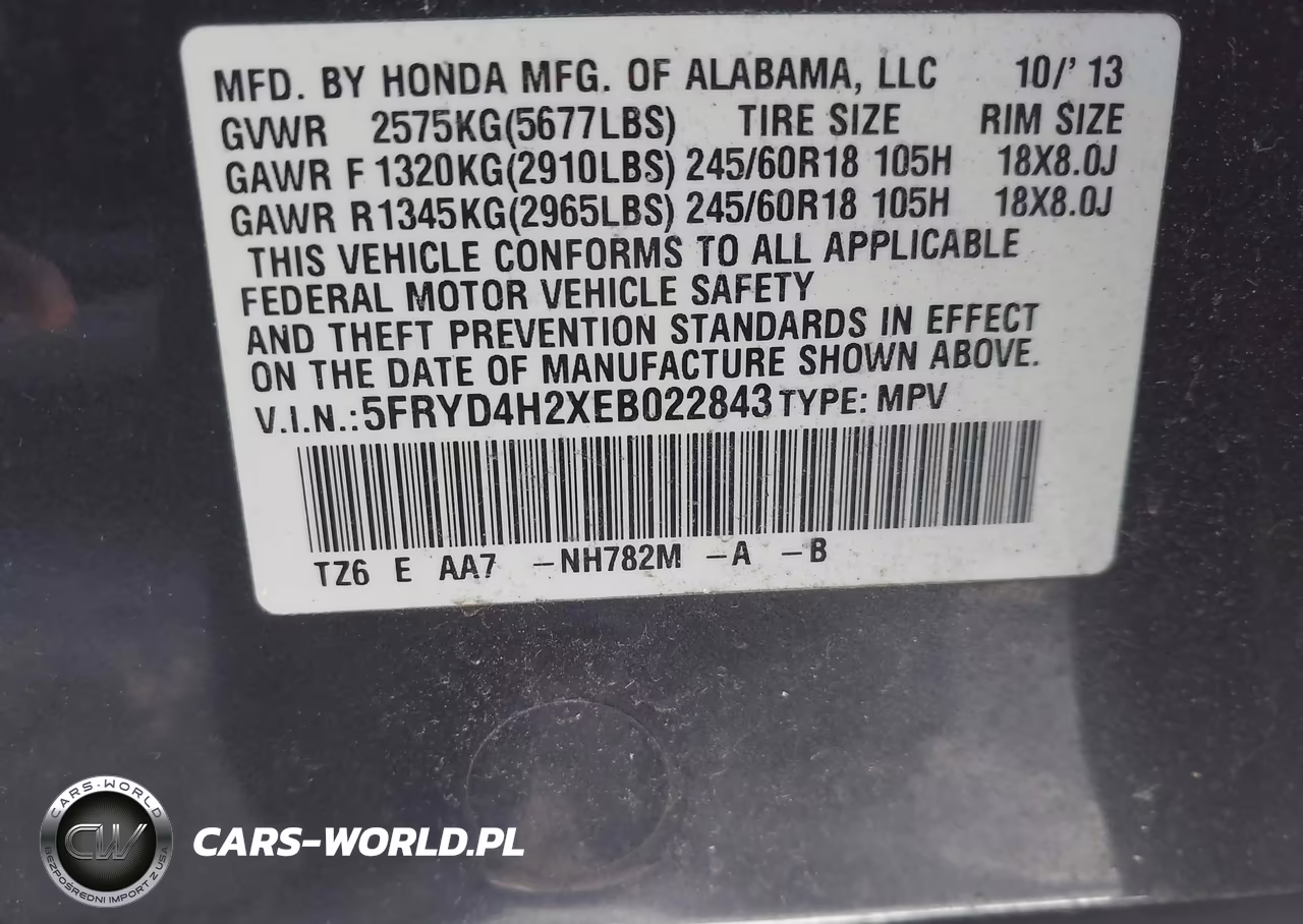 2014 Acura Mdx VIN:5FRYD4H2XEB022843 - 9