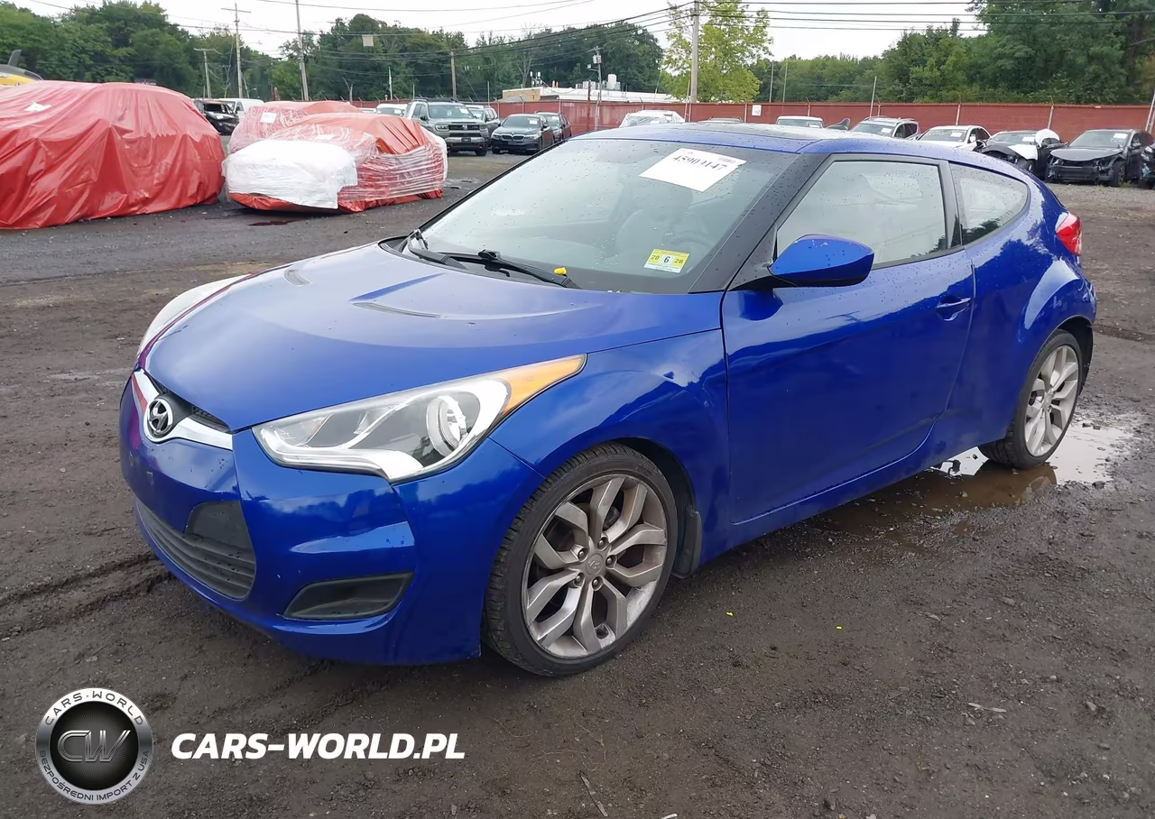2012 Hyundai Veloster Base W-Gray VIN:KMHTC6AD1CU080815 - 2