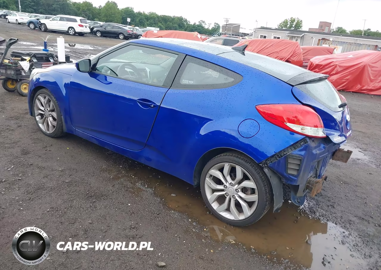 2012 Hyundai Veloster Base W-Gray VIN:KMHTC6AD1CU080815 - 3