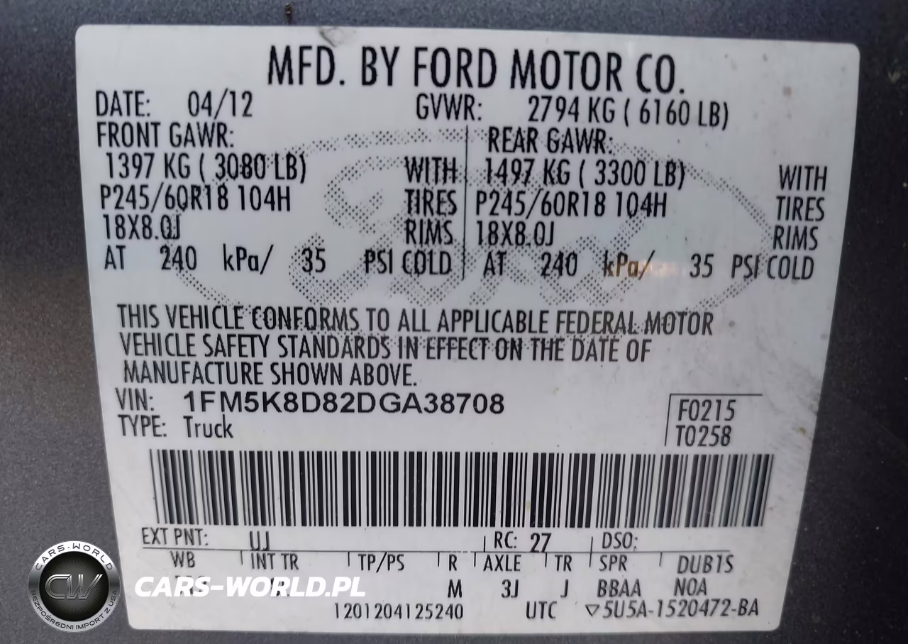 2013 Ford Explorer Xlt VIN:1FM5K8D82DGA38708 - 9