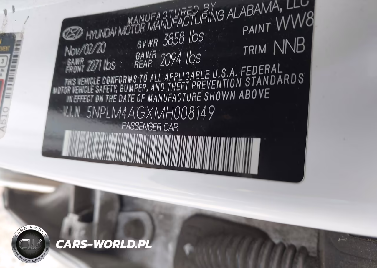 2021 Hyundai Elantra Sel VIN:5NPLM4AGXMH008149 - 9