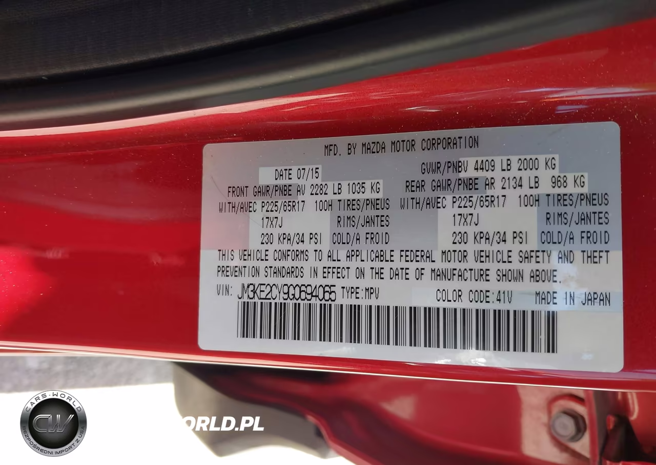 2016 Mazda Cx-5 Touring VIN:JM3KE2CY9G0694065 - 9