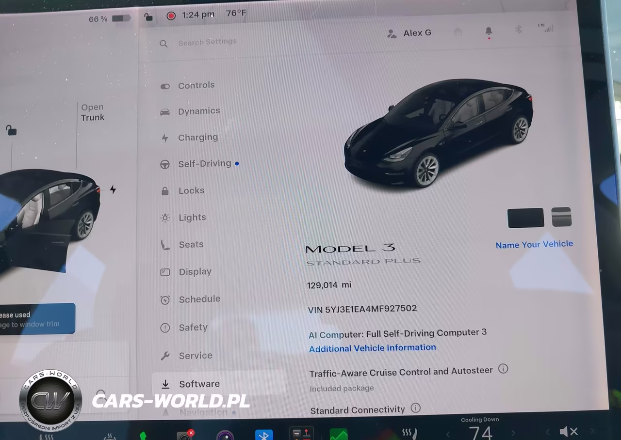 2021 Tesla Model 3 Standard Range Plus Rear-Wheel Drive VIN:5YJ3E1EA4MF927502 - 7