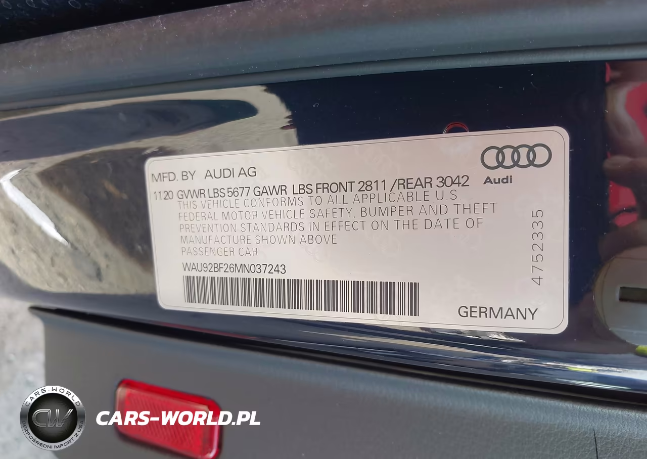 2021 Audi A6 Allroad Prestige 55 Tfsi Quattro S Tronic VIN:WAU92BF26MN037243 - 9