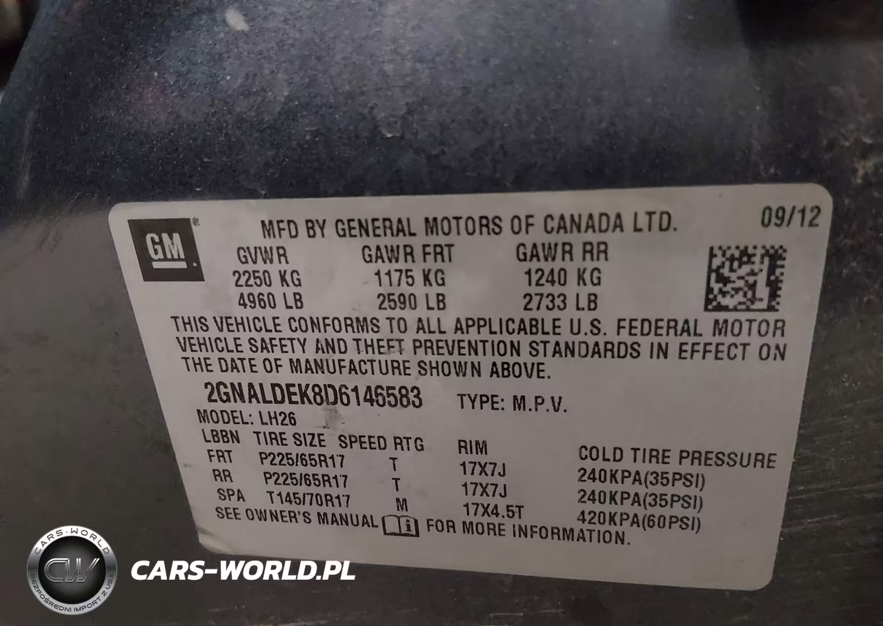 2013 Chevrolet Equinox 1Lt VIN:2GNALDEK8D6146583 - 9