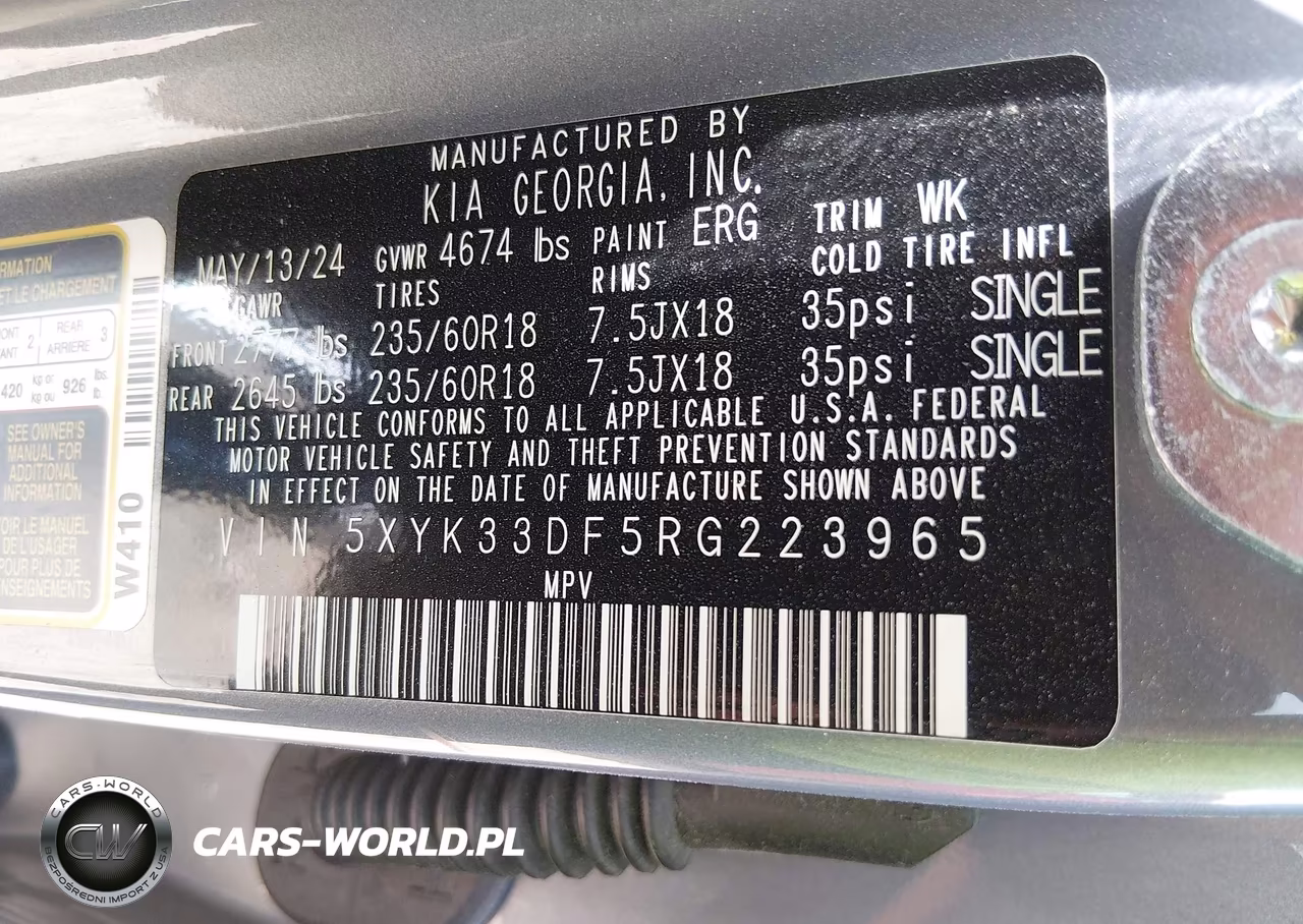 2024 Kia Sportage Ex VIN:5XYK33DF5RG223965 - 9