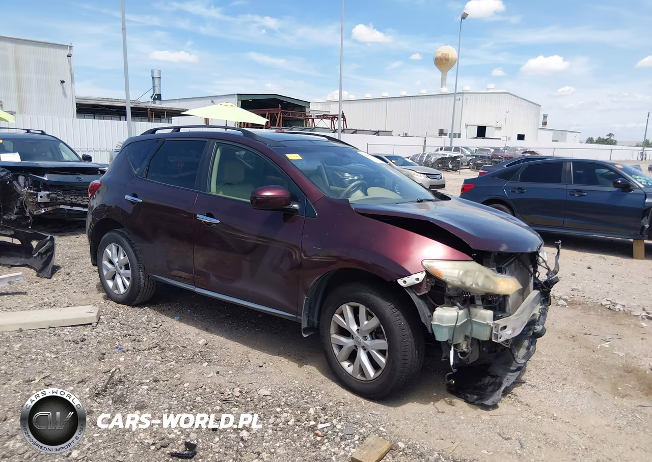 2013 Nissan Murano Sl VIN:JN8AZ1MU5DW209321 - 1