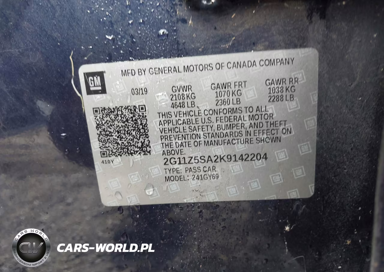 2019 Chevrolet Impala Lt VIN:2G11Z5SA2K9142204 - 9