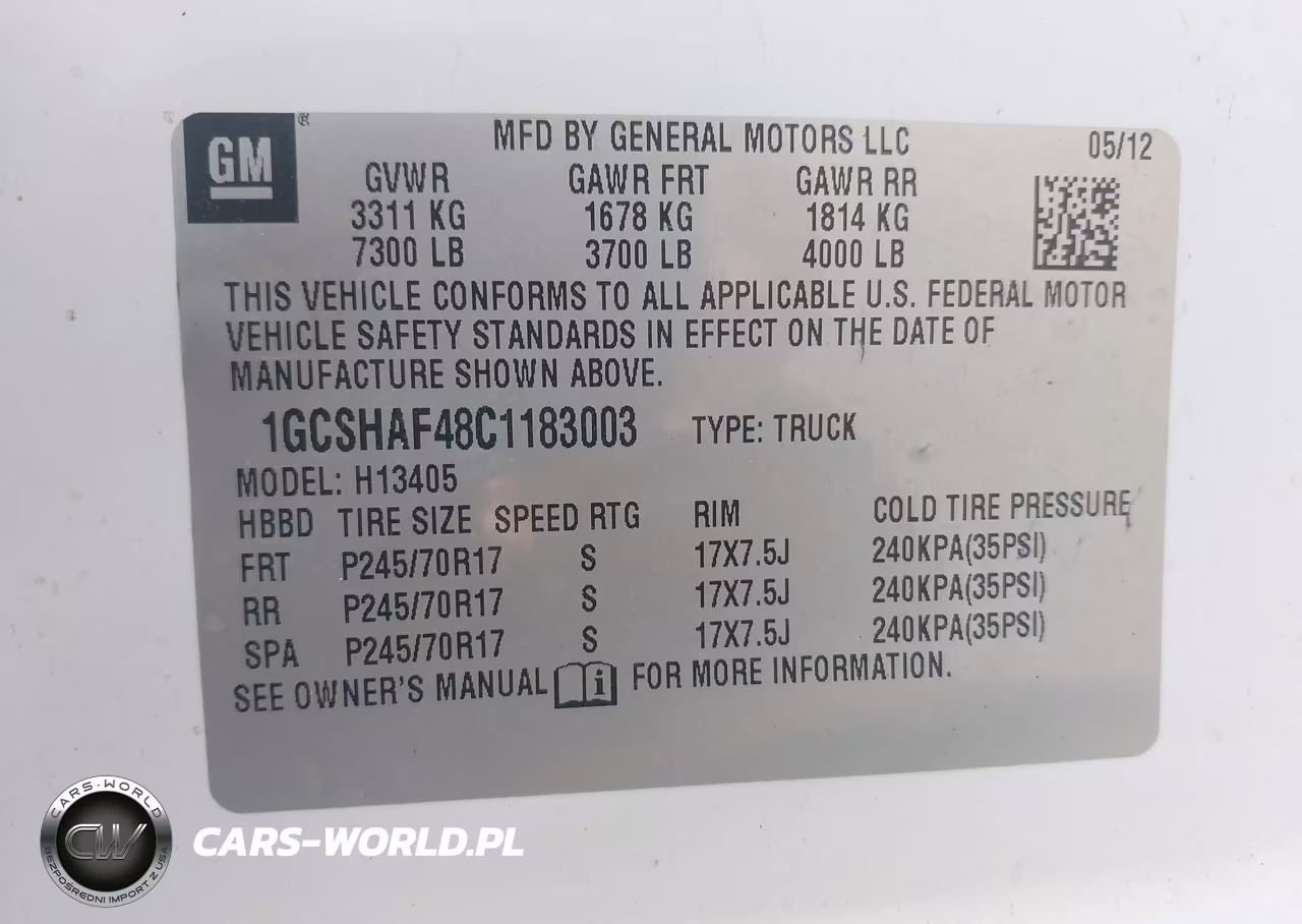 2012 Chevrolet Express 1500 Work Van VIN:1GCSHAF48C1183003 - 9