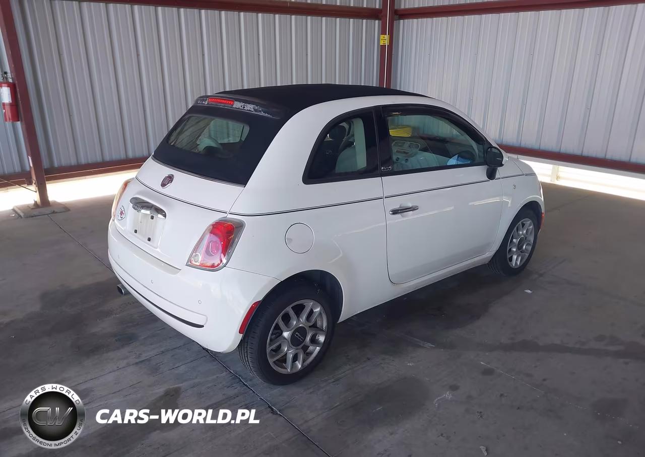 2012 Fiat 500C Pop VIN:3C3CFFDR1CT310239 - 4