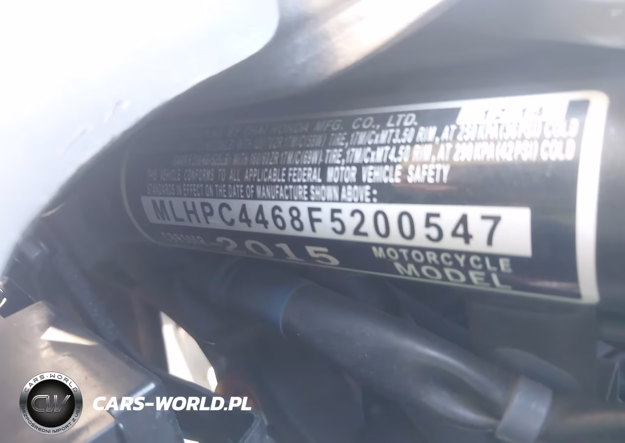 2015 Honda Cbr500 R VIN:MLHPC4468F5200547 - 10