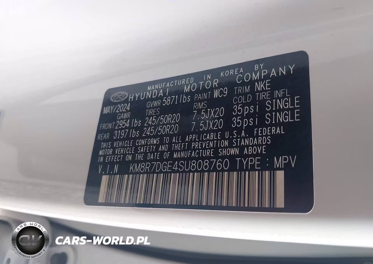2025 Hyundai Palisade Calligraphy Night Edition VIN:KM8R7DGE4SU808760 - 9