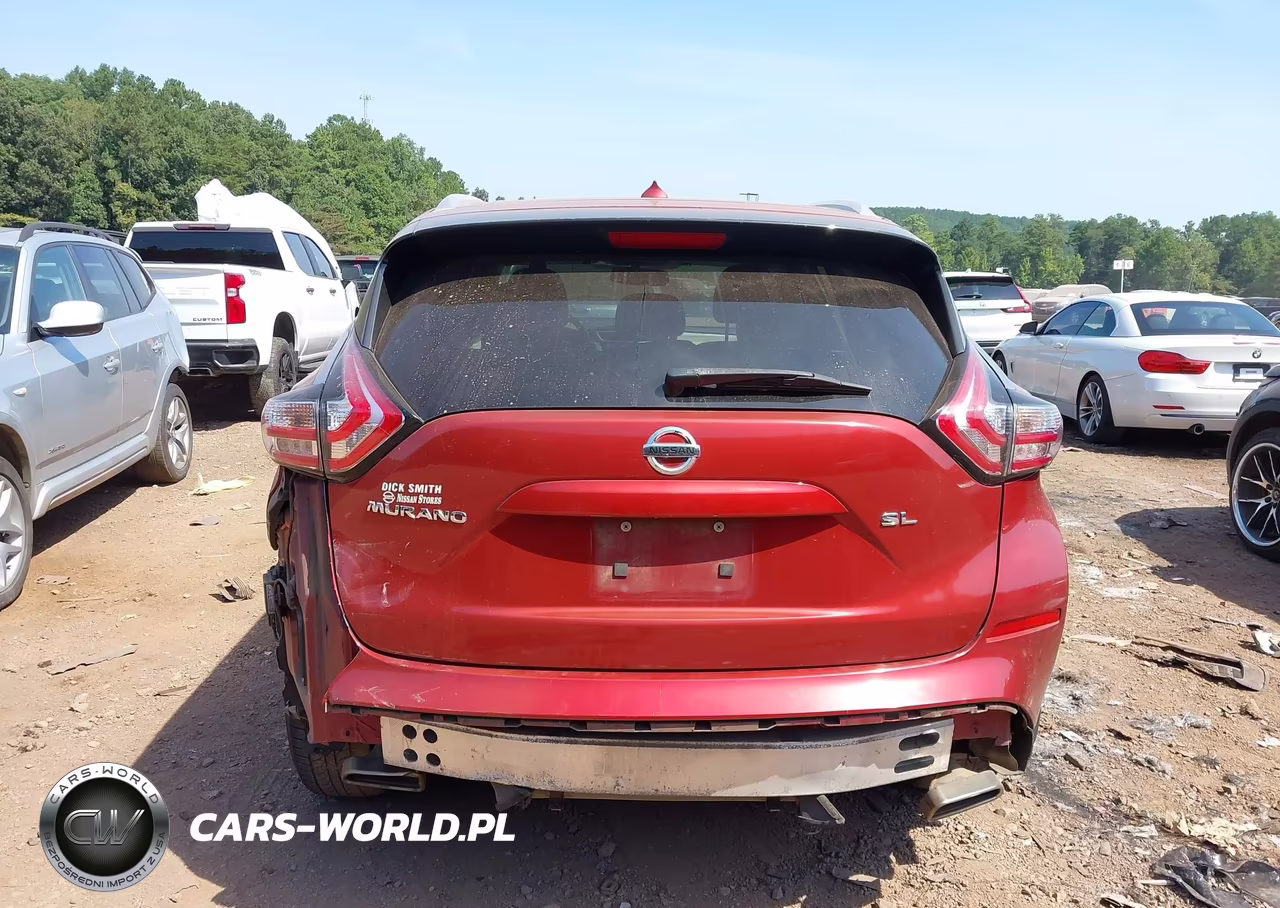2015 Nissan Murano Sl VIN:5N1AZ2MG7FN247097 - 6