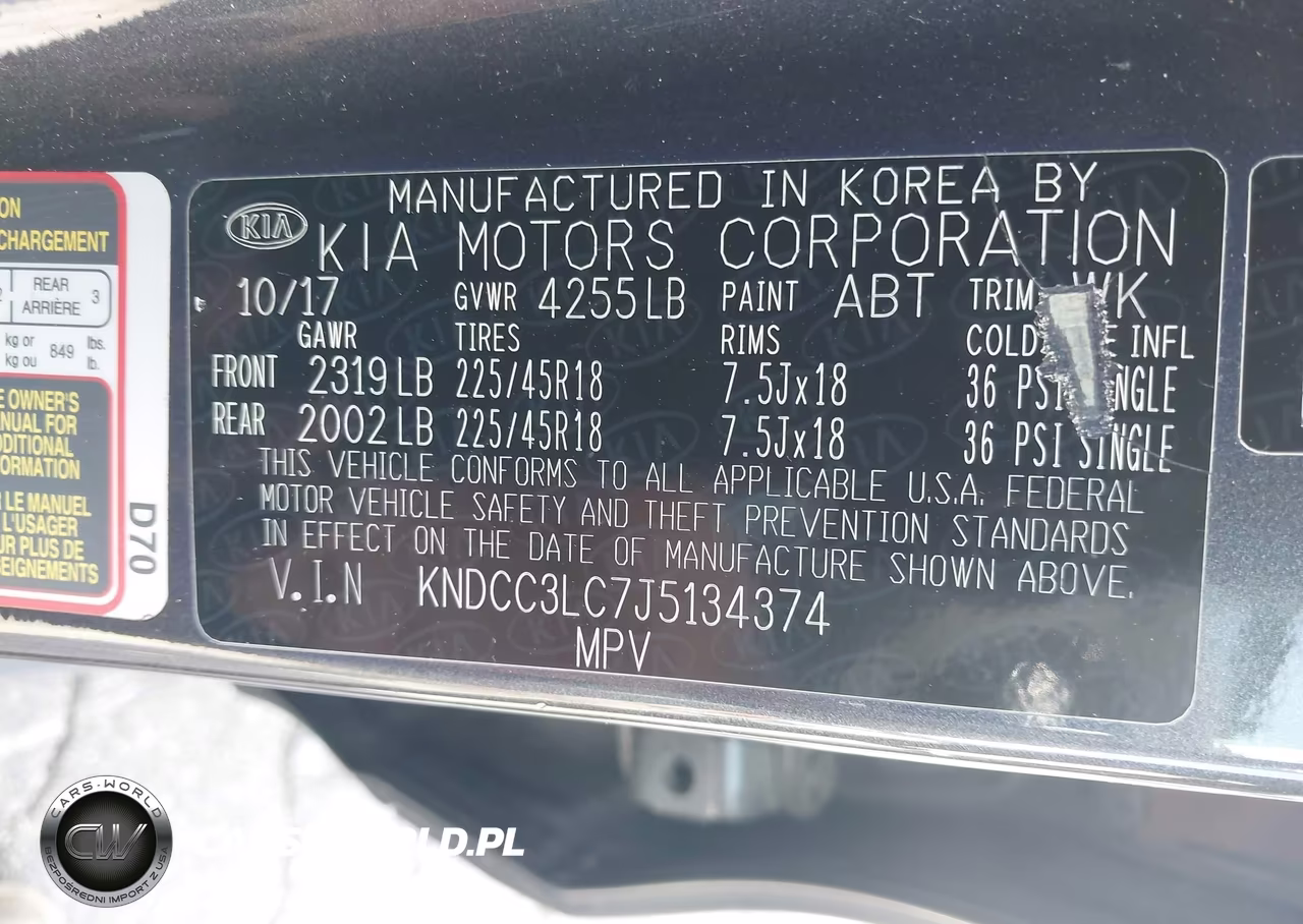 2018 Kia Niro Ex VIN:KNDCC3LC7J5134374 - 9