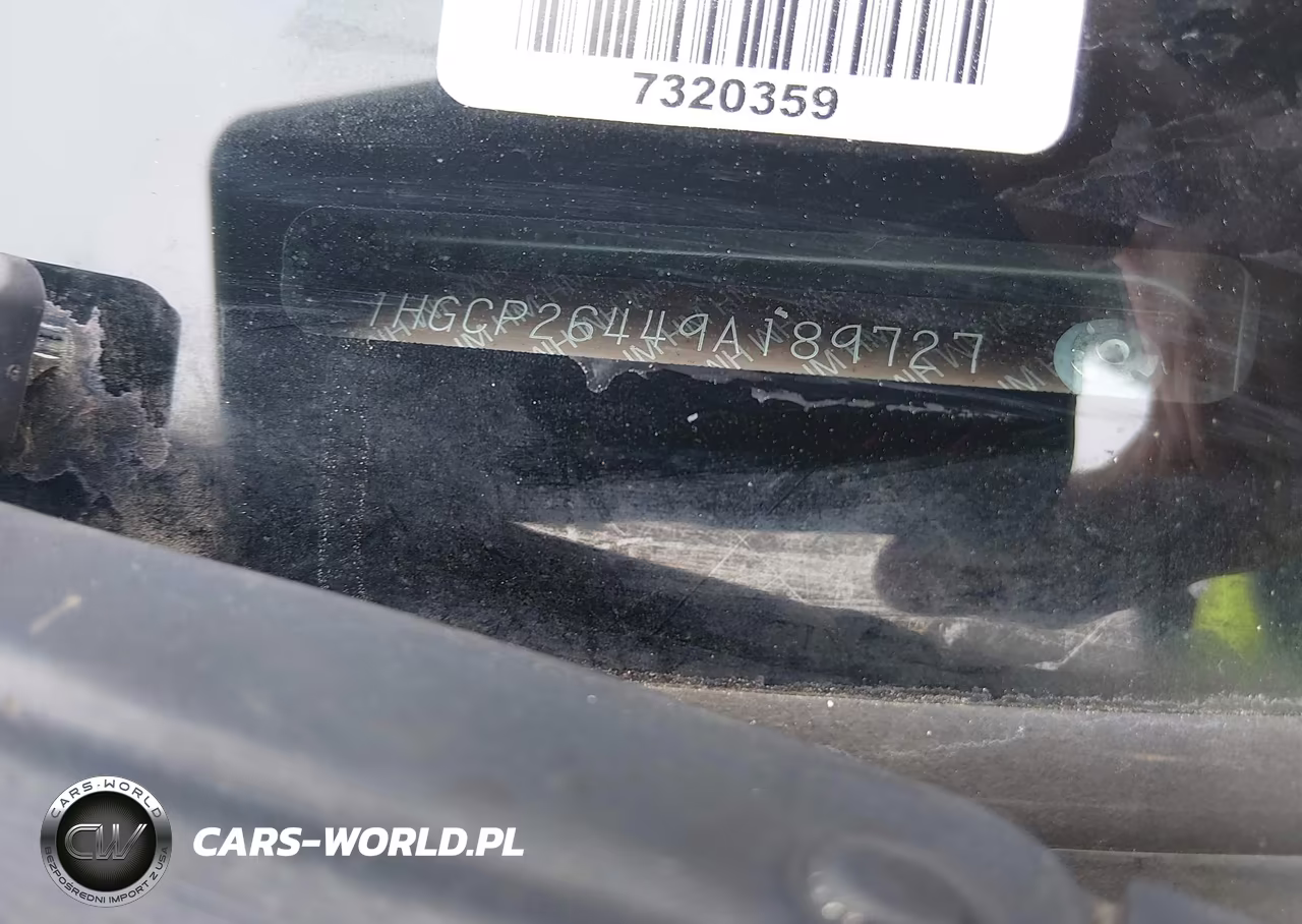 2009 Honda Accord 2.4 Lx-P VIN:1HGCP26449A189727 - 11