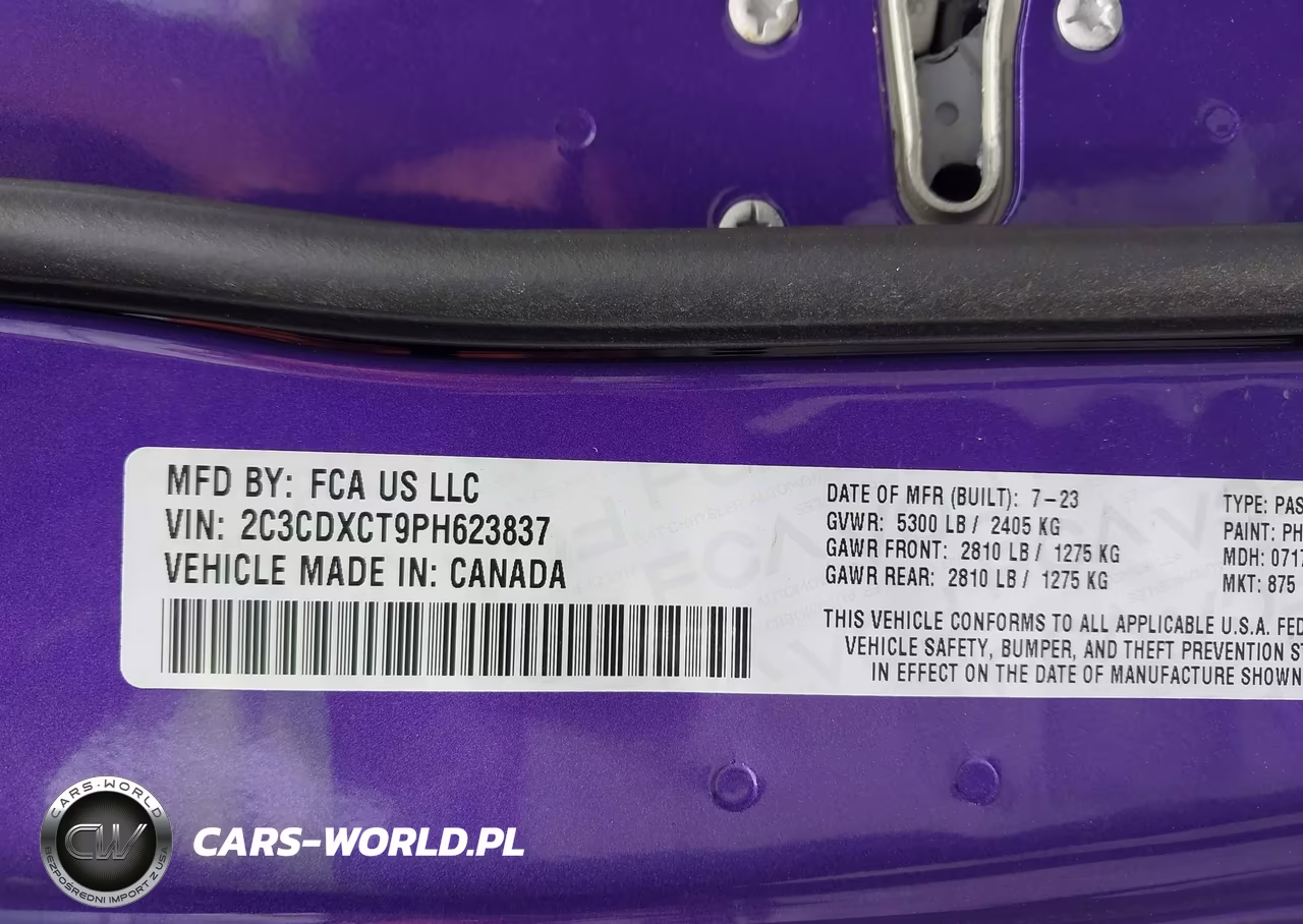 2023 Dodge Charger R-T VIN:2C3CDXCT9PH623837 - 9