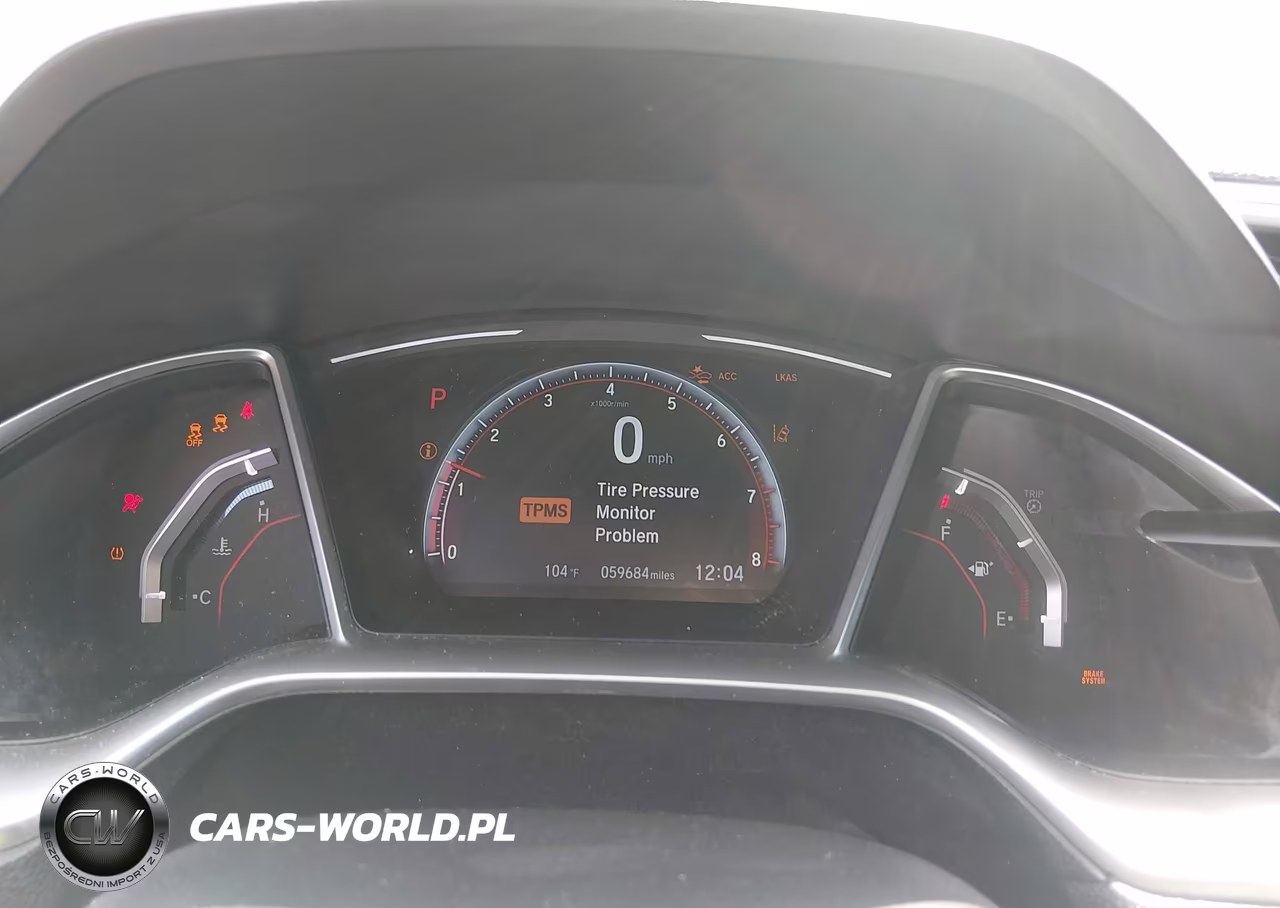 2019 Honda Civic Sport VIN:2HGFC2F88KH518979 - 7
