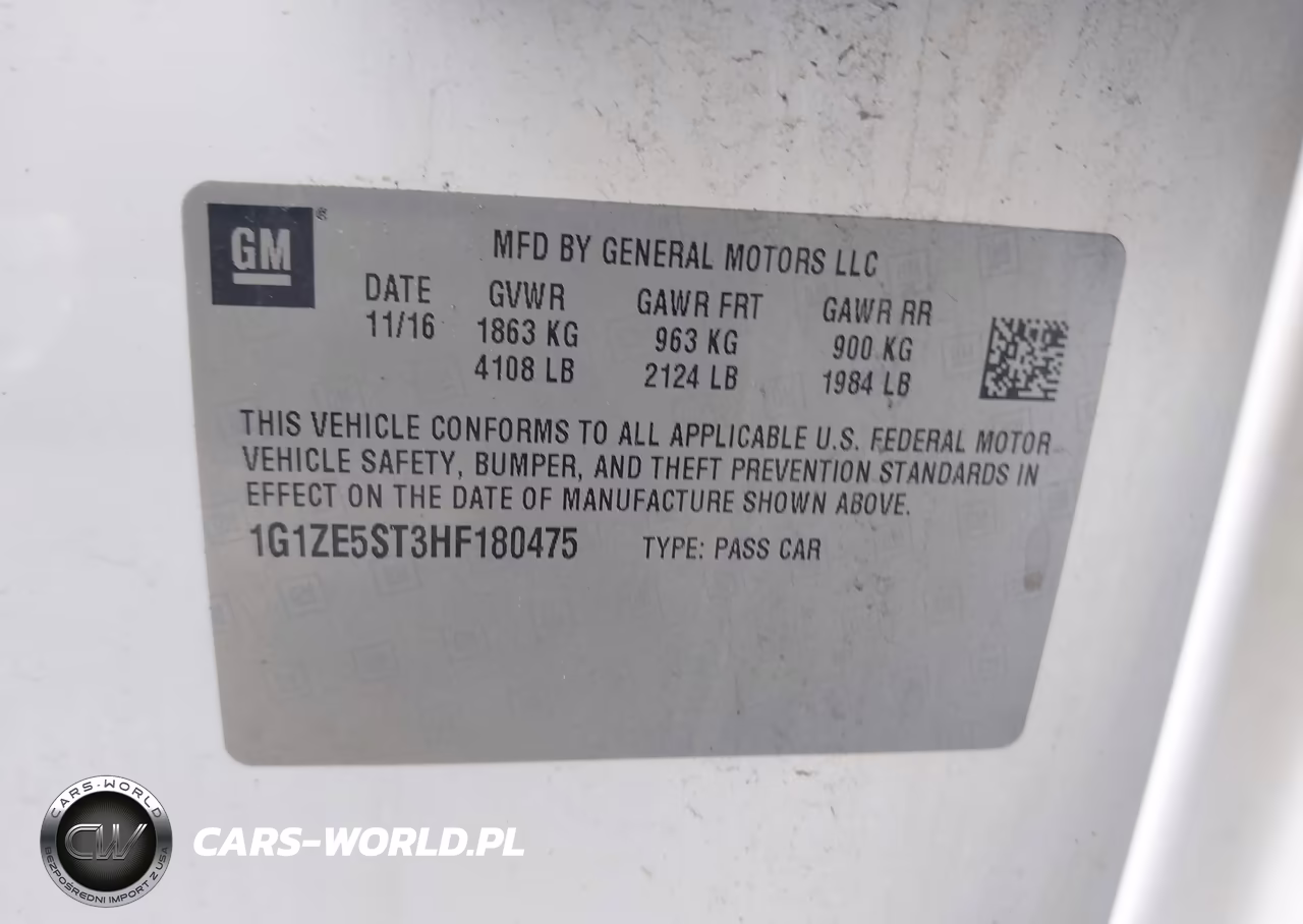 2017 Chevrolet Malibu 1Lt VIN:1G1ZE5ST3HF180475 - 9