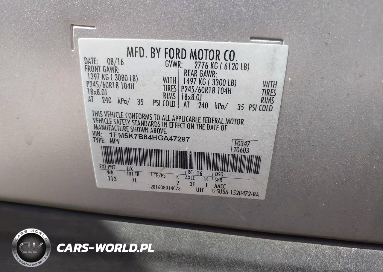 2017 Ford Explorer VIN:1FM5K7B84HGA47297 - 9