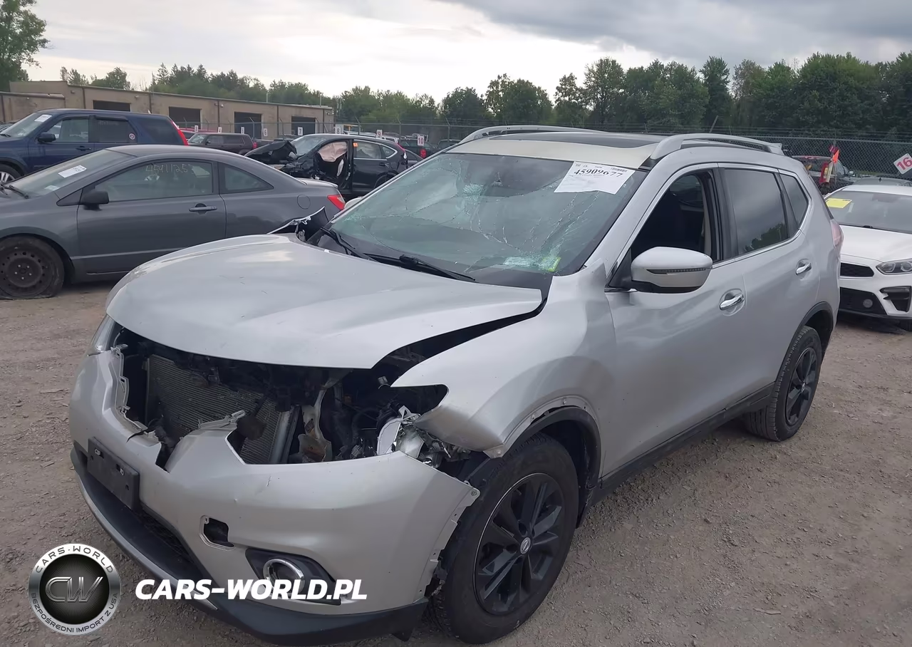 2016 Nissan Rogue S-Sl-Sv VIN:5N1AT2MV5GC871526 - 2