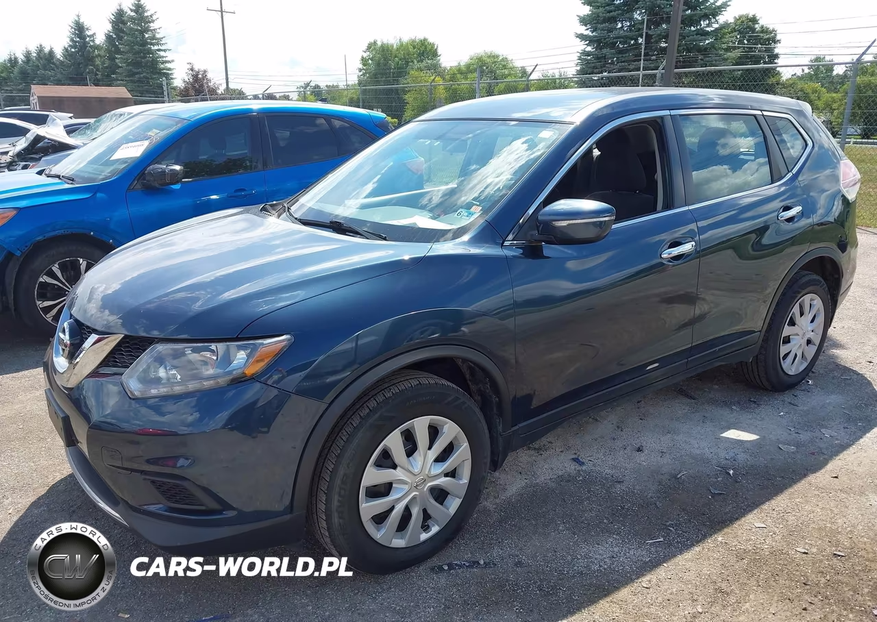 2015 Nissan Rogue S VIN:KNMAT2MV0FP556015 - 2