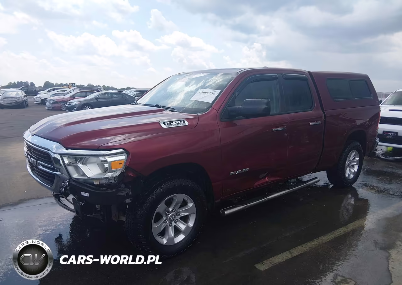 2019 Ram 1500 Big Horn-Lone Star 4X4 6'4 Box VIN:1C6SRFBT8KN854109 - 2