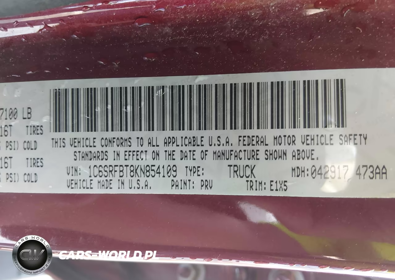 2019 Ram 1500 Big Horn-Lone Star 4X4 6'4 Box VIN:1C6SRFBT8KN854109 - 9