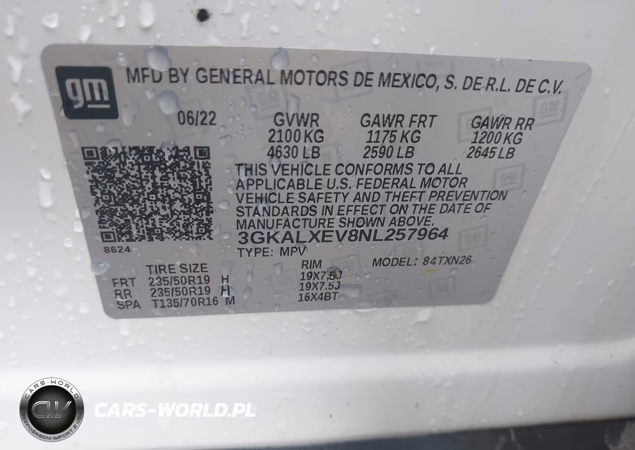 2022 GMC Terrain Awd Denali VIN:3GKALXEV8NL257964 - 9