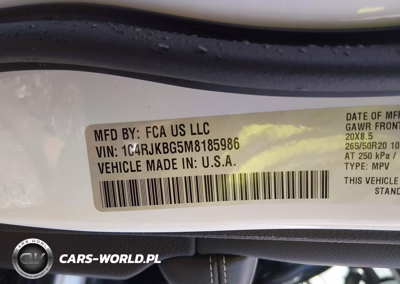 2021 Jeep Grand Cherokee L Limited 4X4 VIN:1C4RJKBG5M8185986 - 9