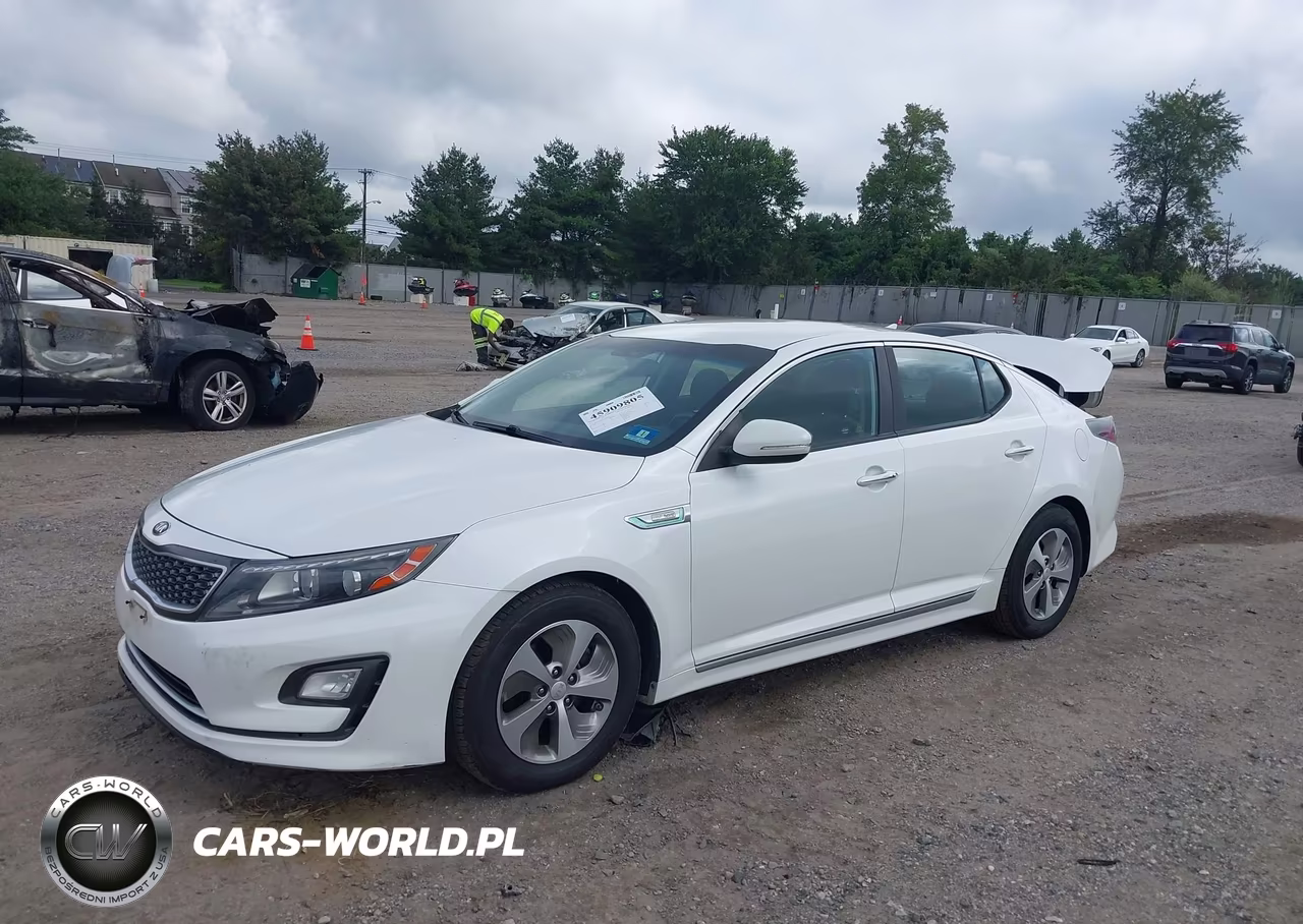 2014 Kia Optima Hybrid Lx VIN:KNAGM4AD1E5064955 - 2