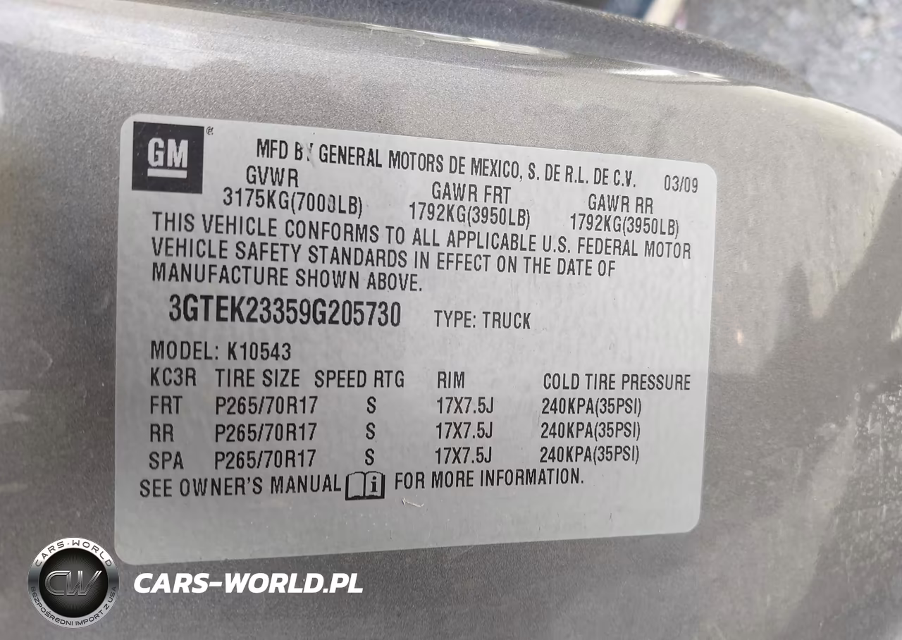2009 GMC Sierra 1500 Sle VIN:3GTEK23359G205730 - 9