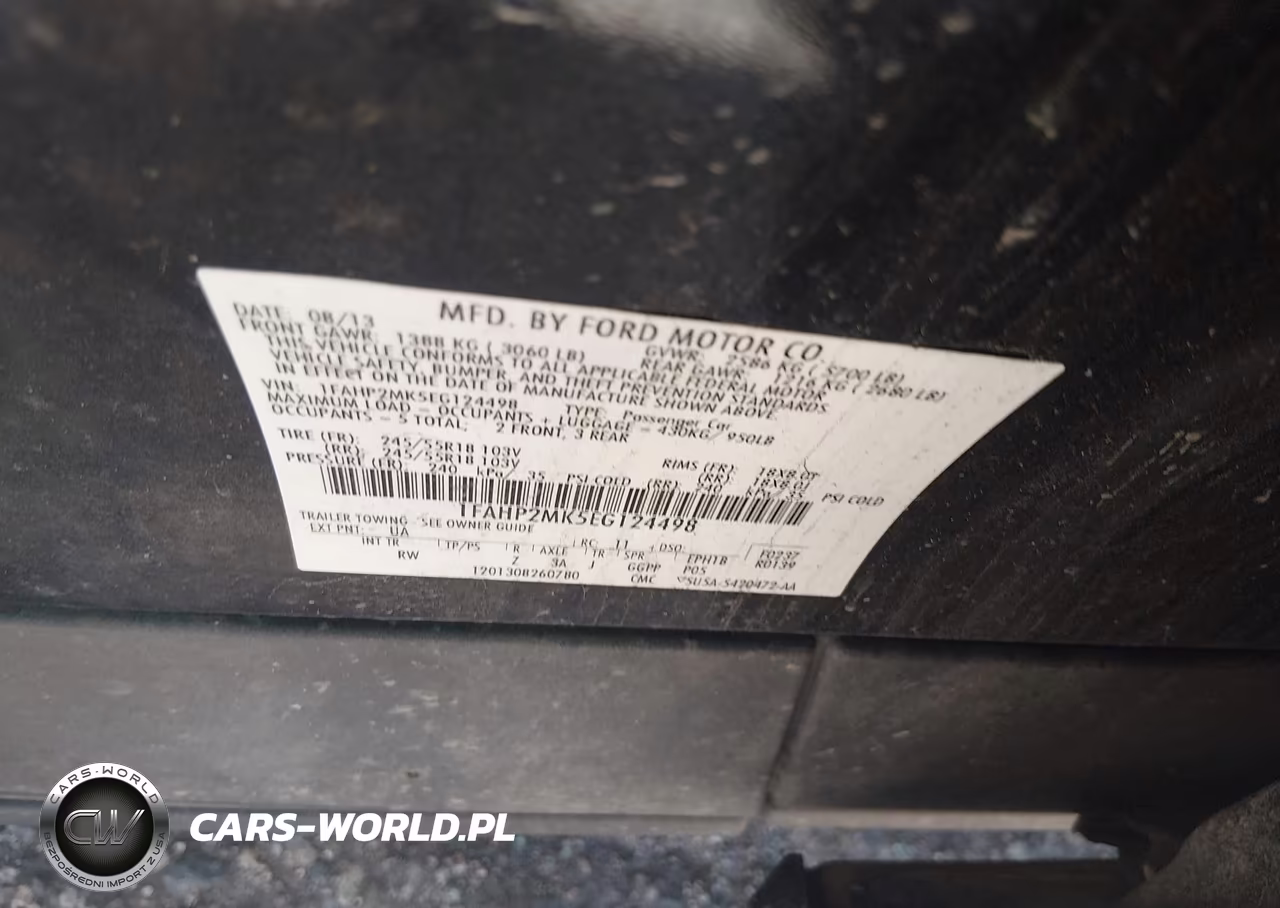 2014 Ford Police Interceptor VIN:1FAHP2MK5EG124498 - 9
