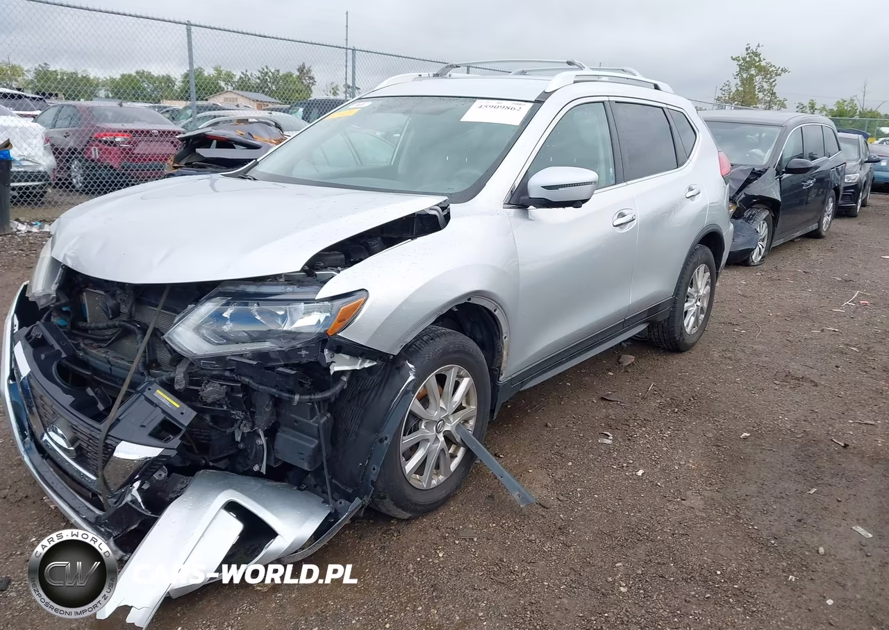 2017 Nissan Rogue Sv VIN:KNMAT2MV1HP504234 - 2