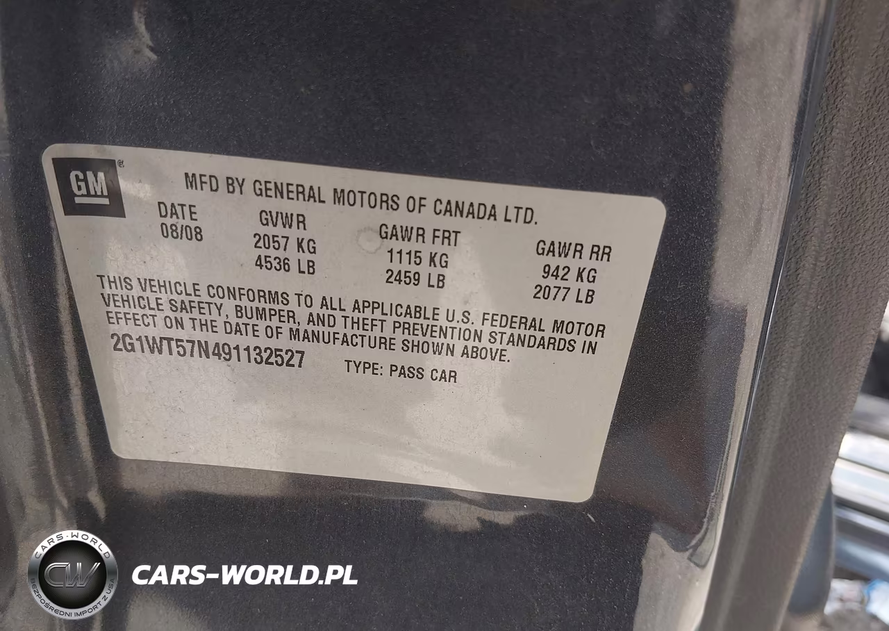 2009 Chevrolet Impala Lt VIN:2G1WT57N491132527 - 9