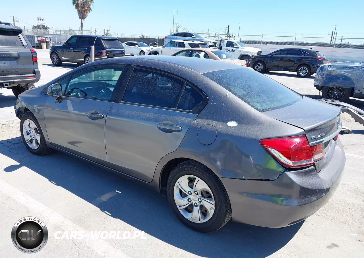 2014 Honda Civic Lx VIN:19XFB2F58EE222755 - 3
